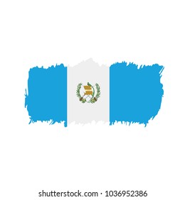 Guatemala flag, vector illustration