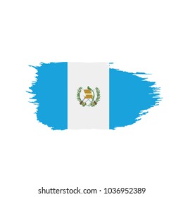 Guatemala flag, vector illustration