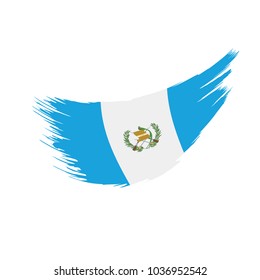 Guatemala flag, vector illustration