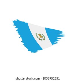 Guatemala flag, vector illustration