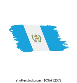 Guatemala flag, vector illustration