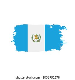 Guatemala flag, vector illustration