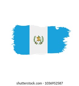 Guatemala flag, vector illustration