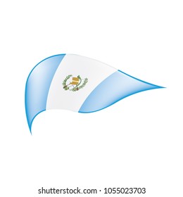 Guatemala flag, vector illustration