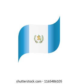 Guatemala flag, vector illustration