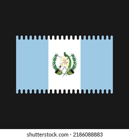 Guatemala Flag Vector. National Flag