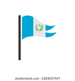 Guatemala flags icon set, Guatemala independence day icon set vector sign symbol