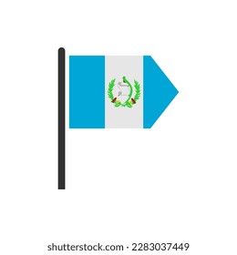 Guatemala flags icon set, Guatemala independence day icon set vector sign symbol