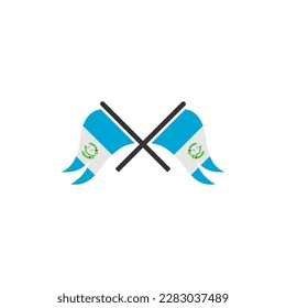 Guatemala flags icon set, Guatemala independence day icon set vector sign symbol