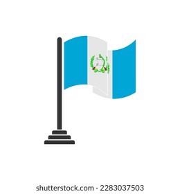 Guatemala flags icon set, Guatemala independence day icon set vector sign symbol