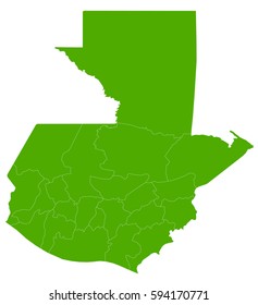 guatemala green map