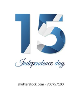 Guatemala independence day. Vector illustration.