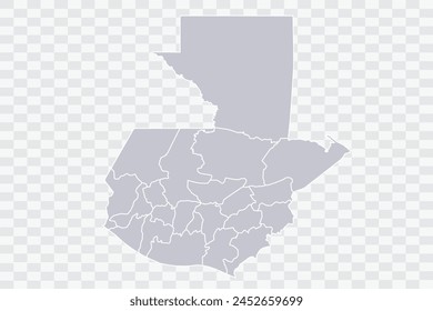 Guatemala Map Cloud Color on White Background quality files Png