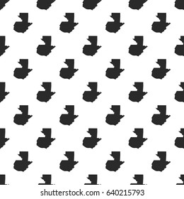Guatemala map seamless pattern, isolated on white background. Vector illustration, easy to edit.