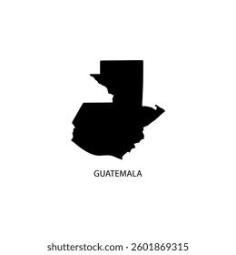 Guatemala Map Vector Stock Image.