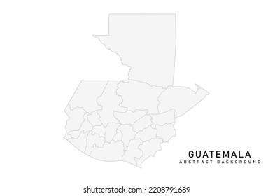 Guatemala Map - World Map International vector template with High detailed including grey color and grey line isolated on white background for design - Vector illustration eps 10