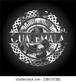 Guatemala on grey camo pattern