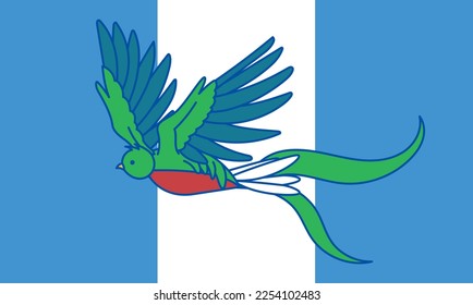 Guatemala quetzal national symbol bird