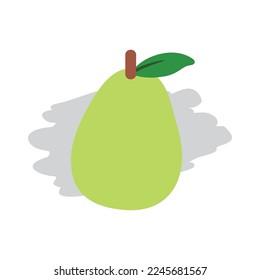 Guava-Obstkartoon. Vektorbild