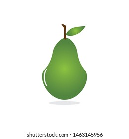  guava fruit icon logo design