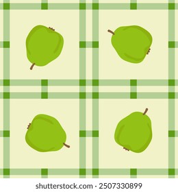 guava fruit pattern for background