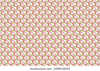 Guava fruit seamless pattern background. Abstract guava seamless pattern background can be used as a web banner, social media banner, wrapping paper, etc.