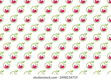 Guava fruit seamless pattern background. Abstract guava seamless pattern background can be used as a web banner, social media banner, wrapping paper, etc.