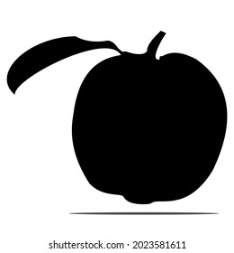 Guava-Obstvektor mit weißem Hintergrund. Kann als Dekoration im Design verwendet werden.