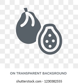 Guava icon. Guava design concept from Fruit and vegetables collection. Simple element vector illustration on transparent background.