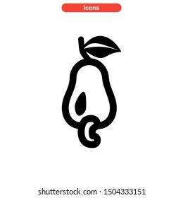 guava icon isolated sign symbol vector illustration - high quality black style vector icons
