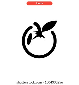 guava icon isolated sign symbol vector illustration - high quality black style vector icons

