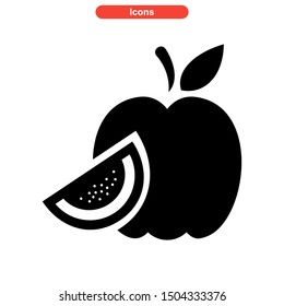guava icon isolated sign symbol vector illustration - high quality black style vector icons
