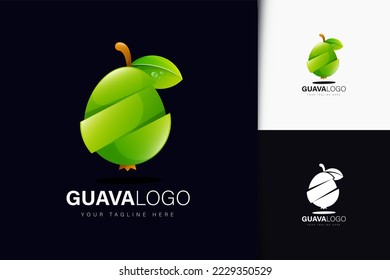 Guava logo design with gradient