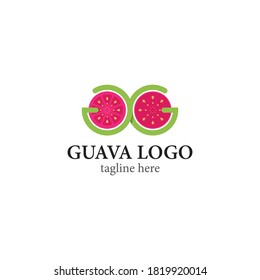 Guava logo template vector icon design