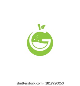 Diseño de icono vectorial de plantilla de logotipo de guayaba