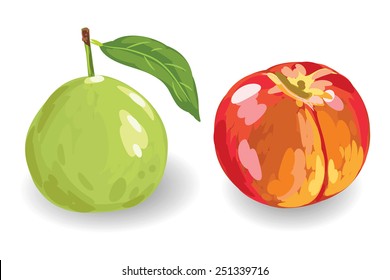 Guava and Peach