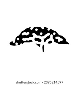 guava tree jungle amazon glyph icon vector. guava tree jungle amazon sign. isolated symbol illustration