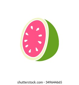 guavas icon. vector illustration