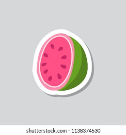 guavas sticker doodle icon