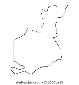 Guayama map, administrative division of Puerto Rico. Vector illustration.