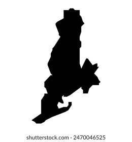 Guayanilla map, administrative division of Puerto Rico. Vector illustration.