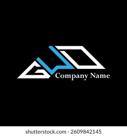 GUD logo design, GUD simple and modern logo. GUD luxurious alphabet design  