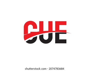 GUE Letter Initial Logo Design Vektorgrafik
