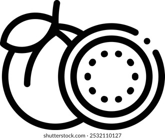 guembri icon. Thin Linear Style Design Isolated On White Background