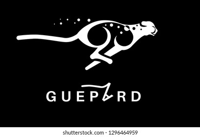 Guepard icon - vector illustration