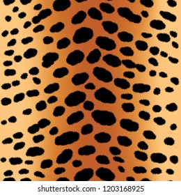 Guepard skin imitation. Wild animal vector seamless pattern. Cheetah print.