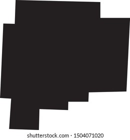 guernsey County map in ohio state