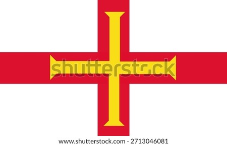 Guernsey flag icon in high quality