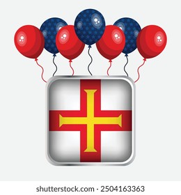 Guernsey Flag Independence Day Celebration