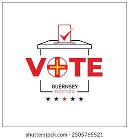 Guernsey voting, Guernsey citizen participation in voting, going to vote, voting, hand leaving vote, positive vote, negative vote, hand leaving paper in ballot box, elections, election of ruler.